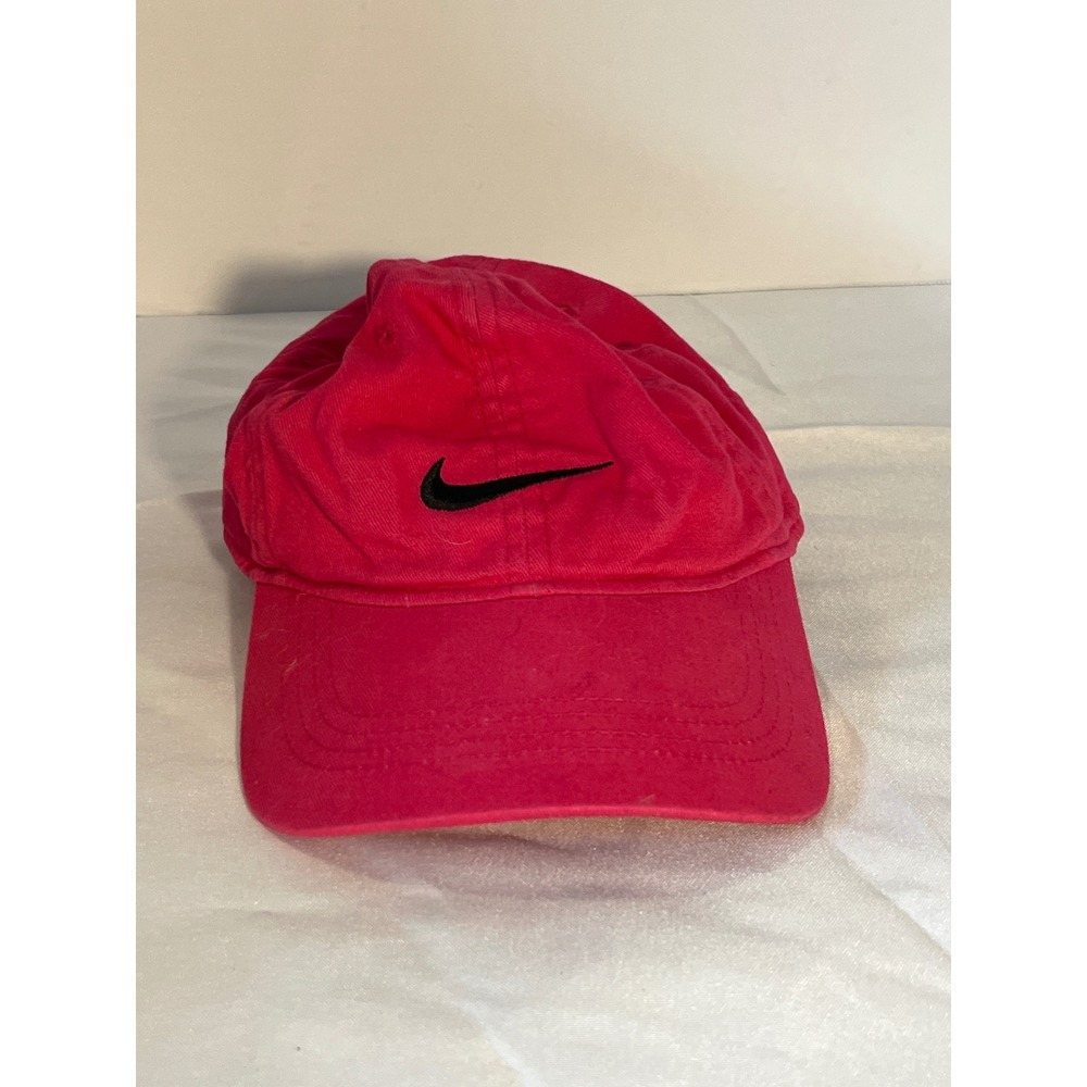 Nike Heritage 86 Child‎ Adjustable Hat Pink Cotton Swoosh Logo Cap 2319-A4Y